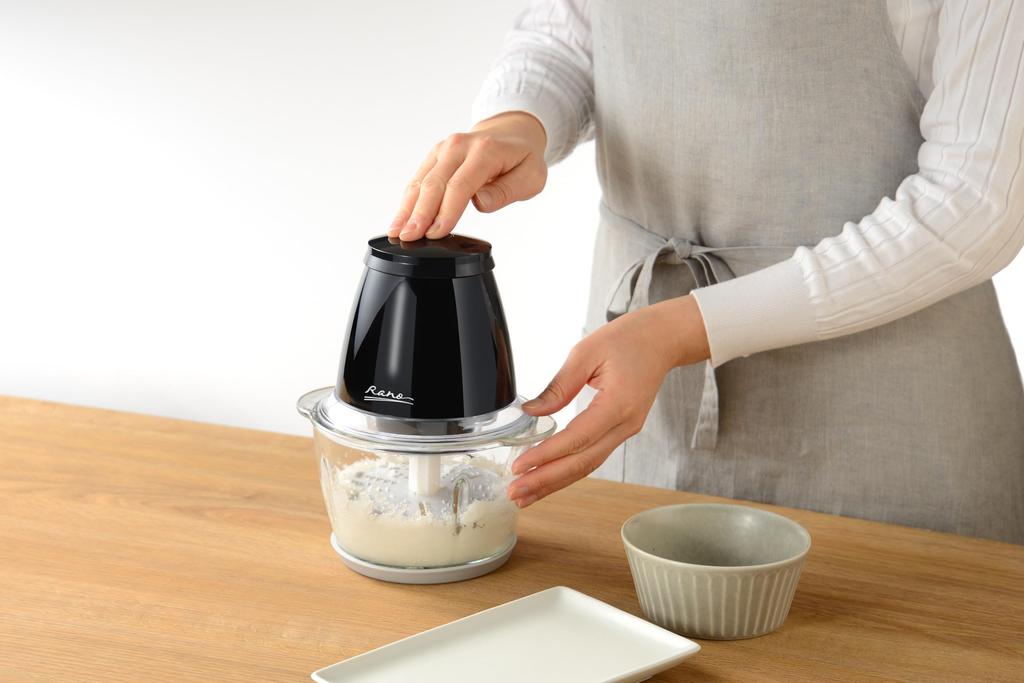 Wahei Freiz Electric Food Processor, Mincer, Convenient, Time-Saving, Lanau MJ-0762