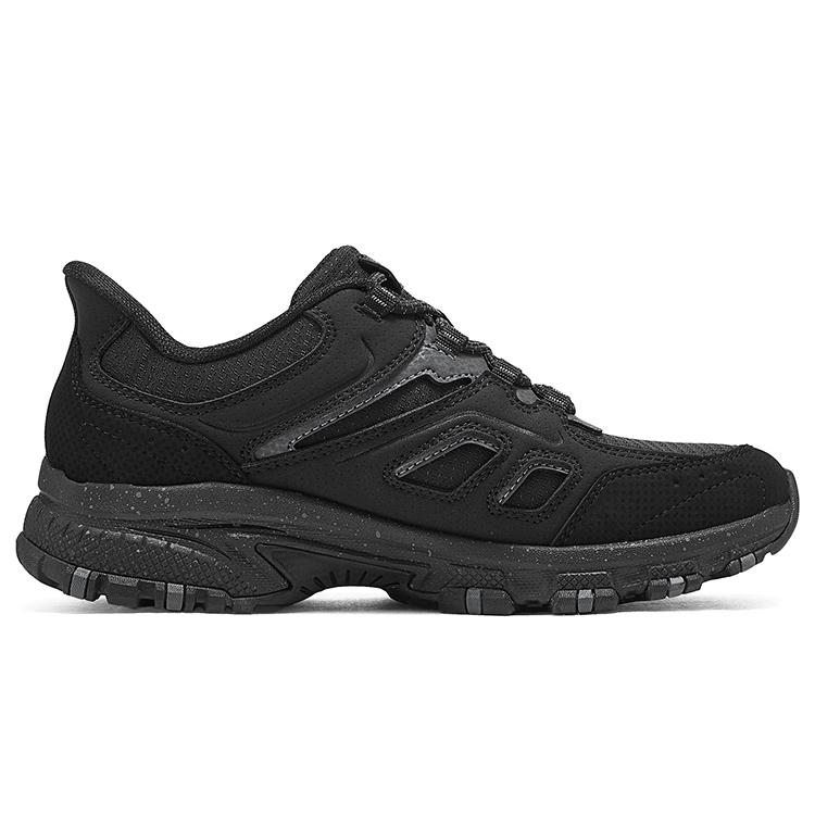 Skechers Outdoor Womens Silver Wing Shoes Comfortable Durable Low-Top Casual Shoes Women Sneaker Black 180025-BBK