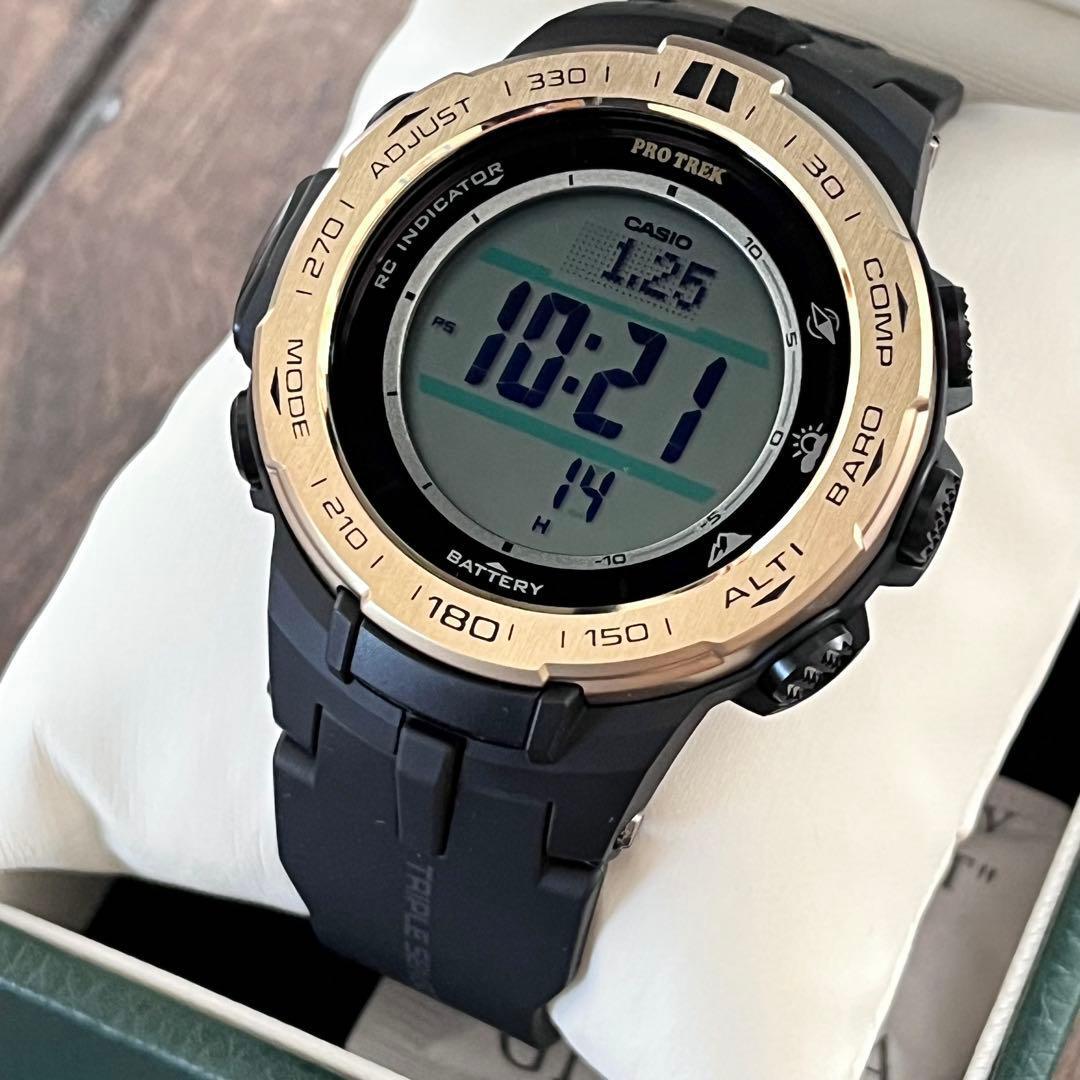 [USED]CASIO PRO TREK PRW-3100YC Triple Sensor Solar Radio-Controlled Slim Line Outdoor Watch