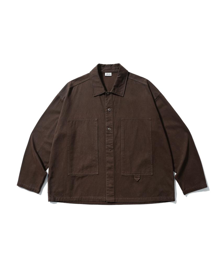 ANGLAN Proper Work Jacket - Brown