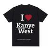 Funny Kanye West Meme Graphic T-Shirt Men's Women Vintage Hip Hop Rap Casual T Shirts Cotton Short Sleeve Oversized T Shirt Tops