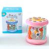 Children'S Light Music Projection Rotating Hand Drum, Multi-Functional Educational Early Education Soothing Toys For Infants And Young Children