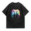 Gamer Video Game Colorful Lover T Shirt vintage Washed Breathable Top For Everyday Wear Soft Casual Stylish homme Unisex