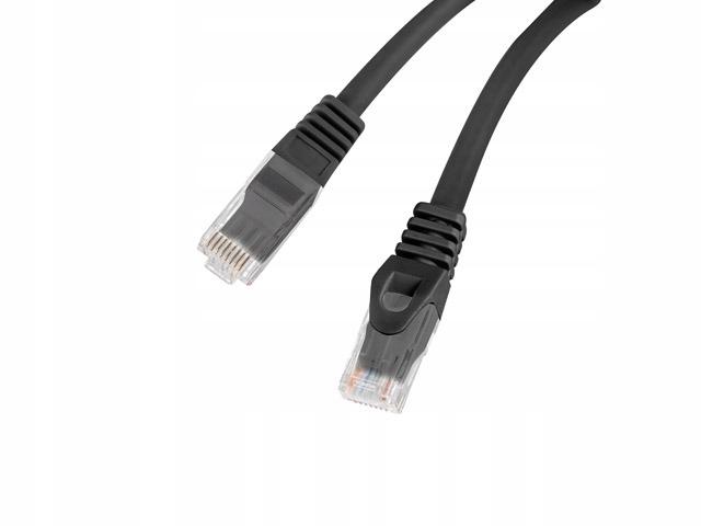 Patchcord Lanberg UTP kat.6 20m LSZH CU fluke passed czarny