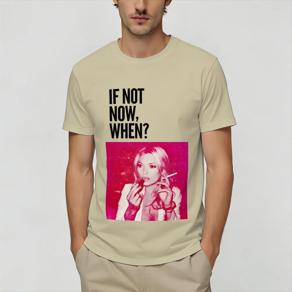 Kate Moss T Shirts Unisexs Pure Cotton Casual TShirts Crew Neck Tee Shirt Short Sleeve Clothing Gift Idea
