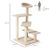 Multi-Level Cat Perch, Sisal Scratching Post, Platforms, and Kennel