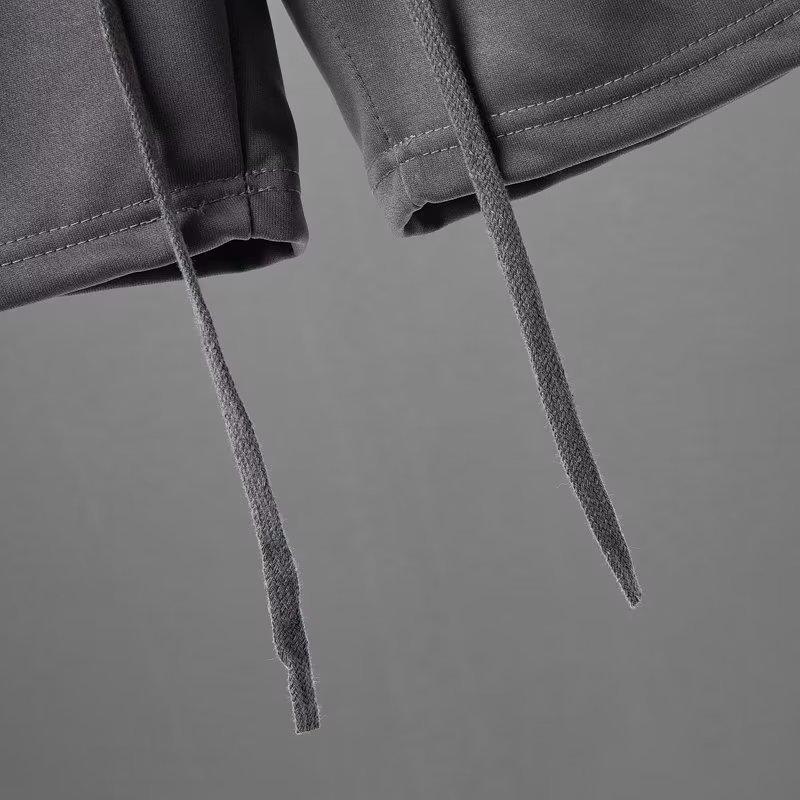 Men's European & American Street Style Summer Sports Wide-Leg Drawstring Shorts