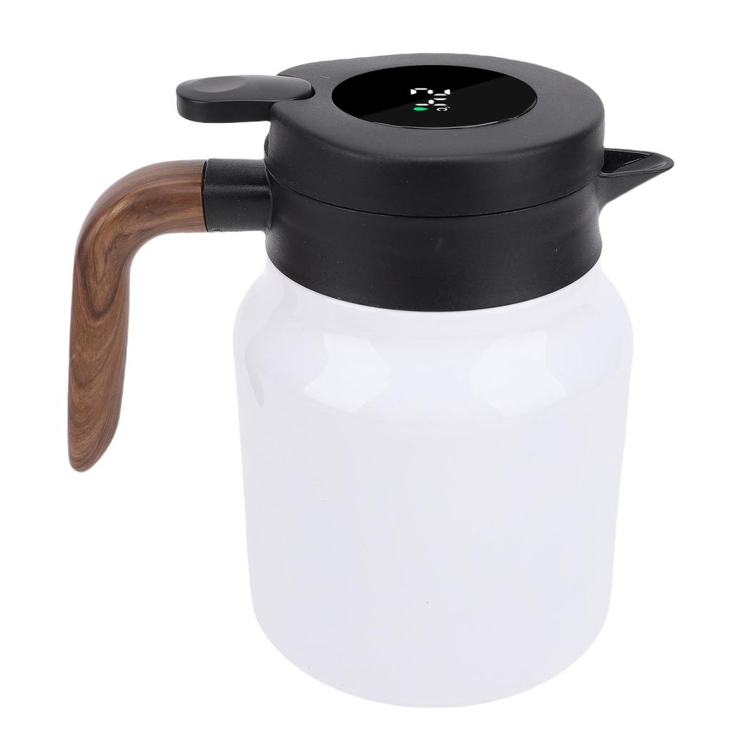 Thermische Kaffeekaraffe 1000ml 316 Edelstahl Isolierter Vakuum-Kaffeekessel mit Tee-Ei
