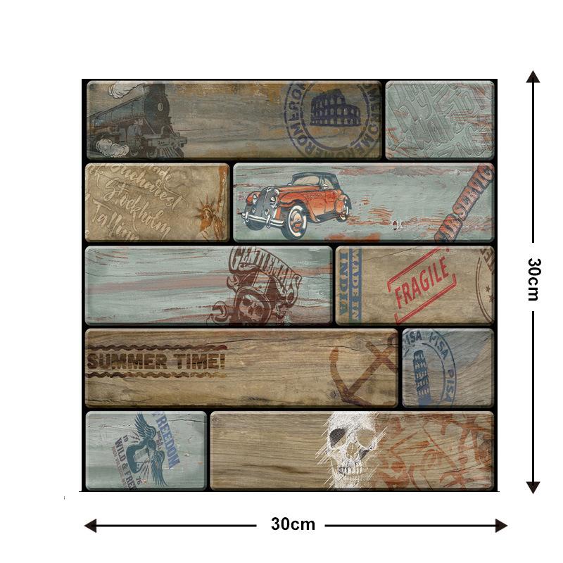 3D Muursticker Imitatie Baksteen Zelfklevend Behang Waterdicht Pegatinas De Pared Woonkamer Keuken TV Achtergrond