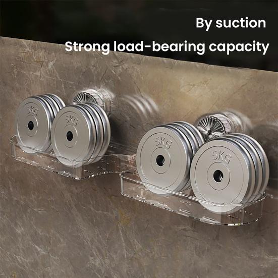 Yousheng Bathroom Storage Rack with Suction Cup Strong Load-bearing Self-draining Shampoo Sponge Holder Multi-Function Organizer