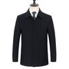 Dad's Jacket New Style Middle-aged and Elderly Men's Business Casual Buttoned Jacket Spring Jacket Lapel Men's Large Size