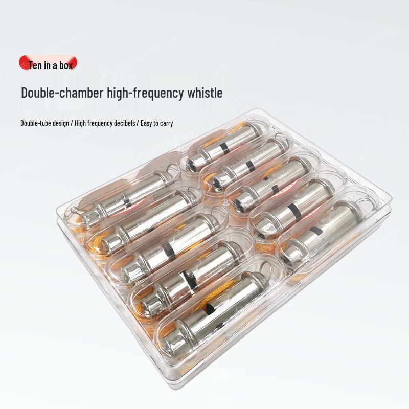 Stealth Panther Stainless Steel Dual-Chamber Whistle