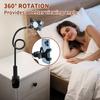 360 Rotatable Stainless Steel Waterproof Desk Phone Holder Stand Universal for Desktop