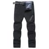 Men's Plus Size Fleece-Lined Waterproof Softshell Hiking Pants - XL