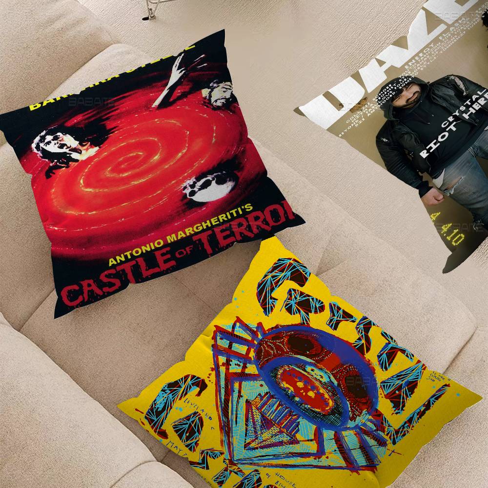 C-Crystal C-Castles Band Cushion Cover Polyester Sofa Cushions Decorative Throw Pillows Home Decoration Pillowcover