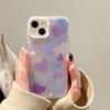 Capa de celular Sweet Cool Girl Shining Shell Love Heart para iPhone 13 14 11 12 Pro Max 14promax à prova de choque