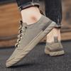 Ice Silk Cloth Shoes Men's Summer Breathable Old Beijing Cloth Shoes One Pedal Casual Canvas Shoes Trendy Board Shoes