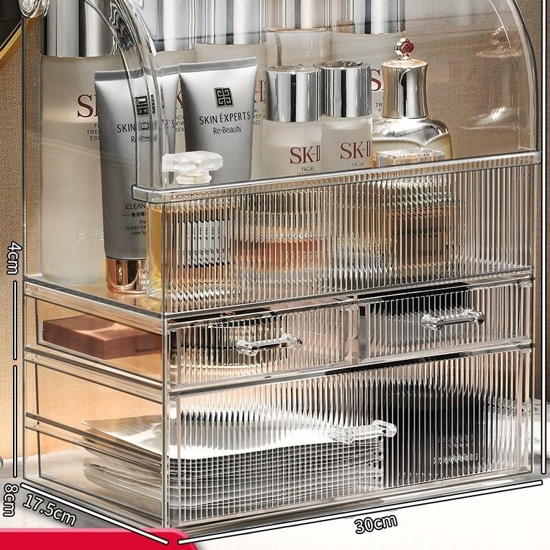 Dustproof Skincare & Cosmetic Organizer with Large Capacity