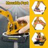 Simulation Alloy Excavator Toy, Inertia Driven Construction Vehicle, Kids Play Gift, Indoor Outdoor Universal