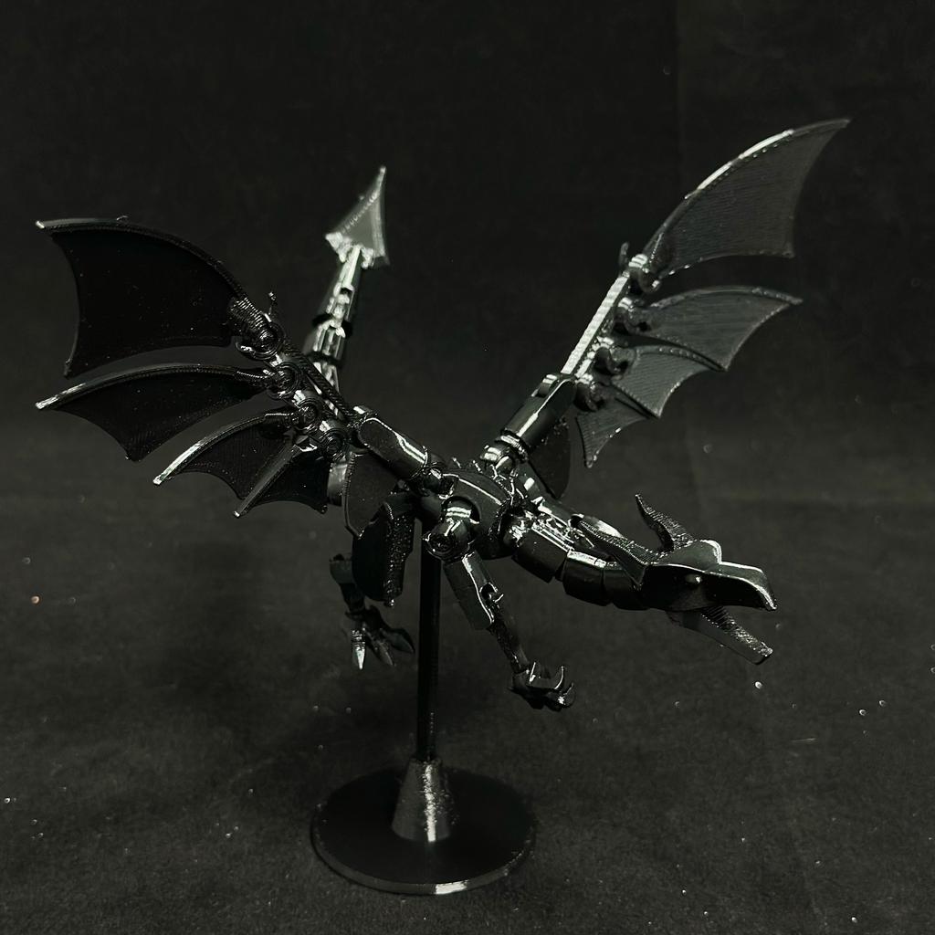 3D Printed Three Head Flying Dragon / Fire Dragon T13 Action Figures Multi-Jointed Movable Robot Nova 13 DIY Mannequin Toys