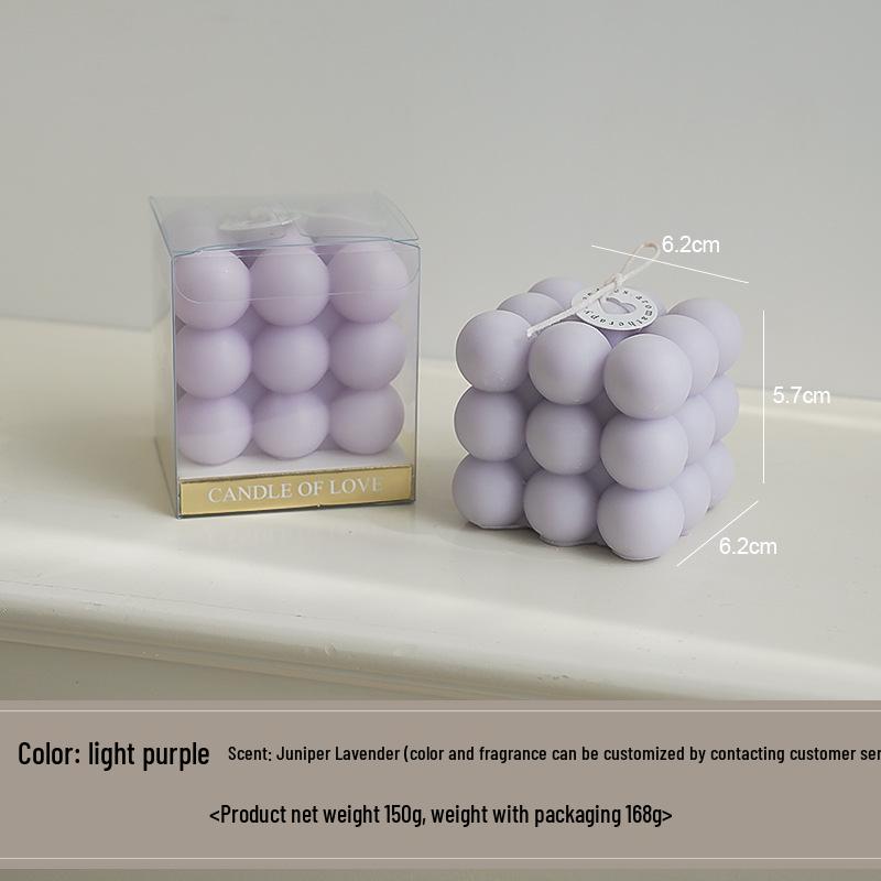 

Magic Cube Aromatherapy Candle: Handmade, High-End Fragrance, Party Favor, Creative Niche Ornament