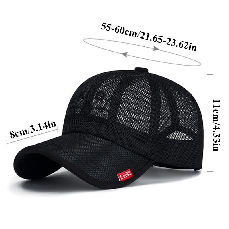 Summer Baseball Cap Mesh Quick Dry Caps for Men Women Sun Hat Adjustable Fashion Casual Breathable Hats Outdoor Caps Wholesale