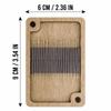 Wooden Material Wooden Magnetic Needle Box Turmeric Color Durable Construction Sewing Tool Organization Box Universal Size