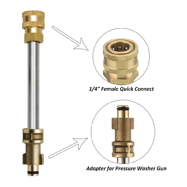 Anti-corrosion Pressure Washer Gun Adapter High Pressure Connections Accessories