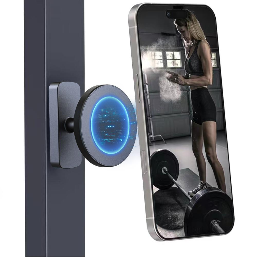 Hot Sale Portable Double-sided Super Magnetic Mobile Phone Stand for Gym Cruise Motorcycle Golf Cart Magnetic чёрный