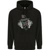 Creepy Halloween Pumpkin Childrens Kids Hoodie
