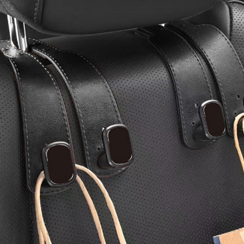 Car Seat Hooks for Headrest Car Bag Hooks Phone Holder Multifunctional Compact Organizer for Truck Umbrella Coat Purse Backseat