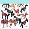 Realistic World Horse Model Set Static Miniatures Of Keat Marshal Morgan And Freis