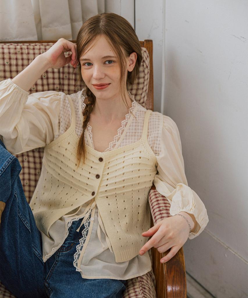 HYFVE Openwork Knit Bustier