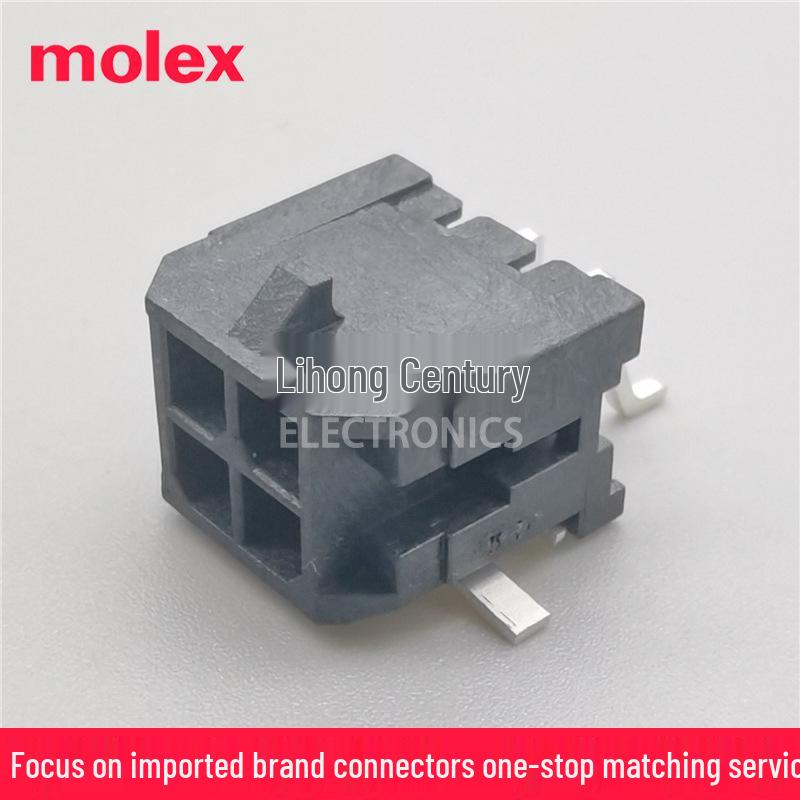 Micro-Fit 3.0 4-Pin Socket, Pitch 3.00mm (Part No. 43045-0410) by Molex