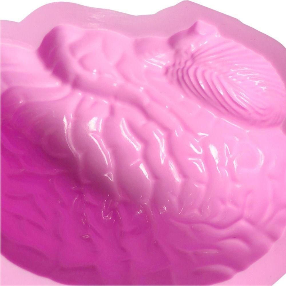 Scary Brain Silicone Mold Body Parts Human Brain Cake Mould Fondant Mold   Kitchen