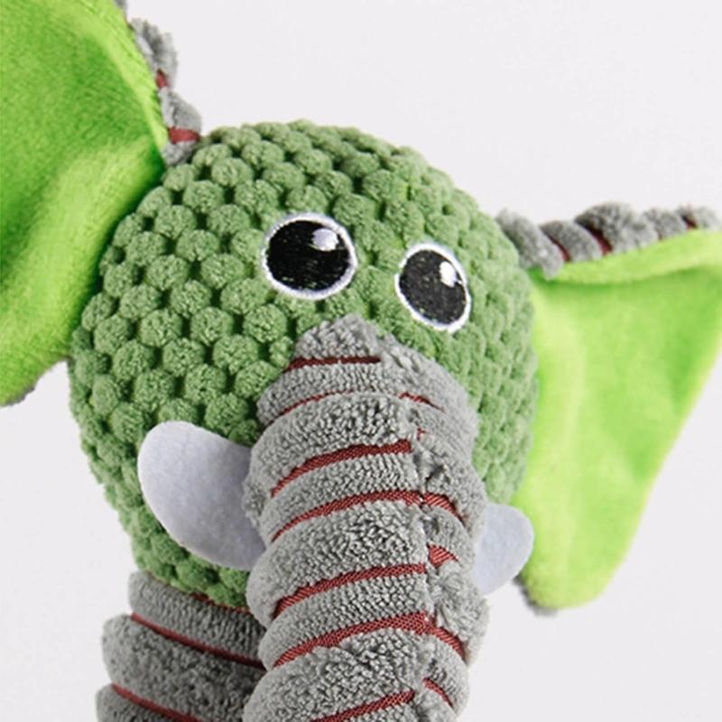 Squeak Dog Toy Interactive Stuffed Chew Toy Keep Teeth Healthy Reduce Boring