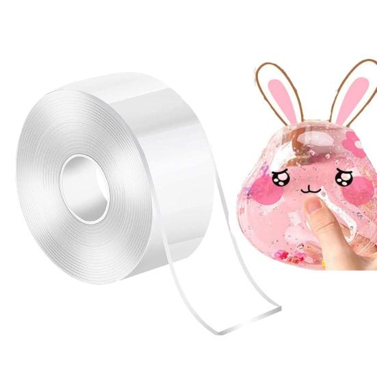 1 Set Nano Tape Bubbles Fun Creative Entertainment with Tube Multiple Play