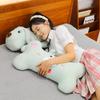 New Summer Ice Bean Fabric Girls Office Pillow Bone Sofa Cushion Lying Dog Series Dog Bone