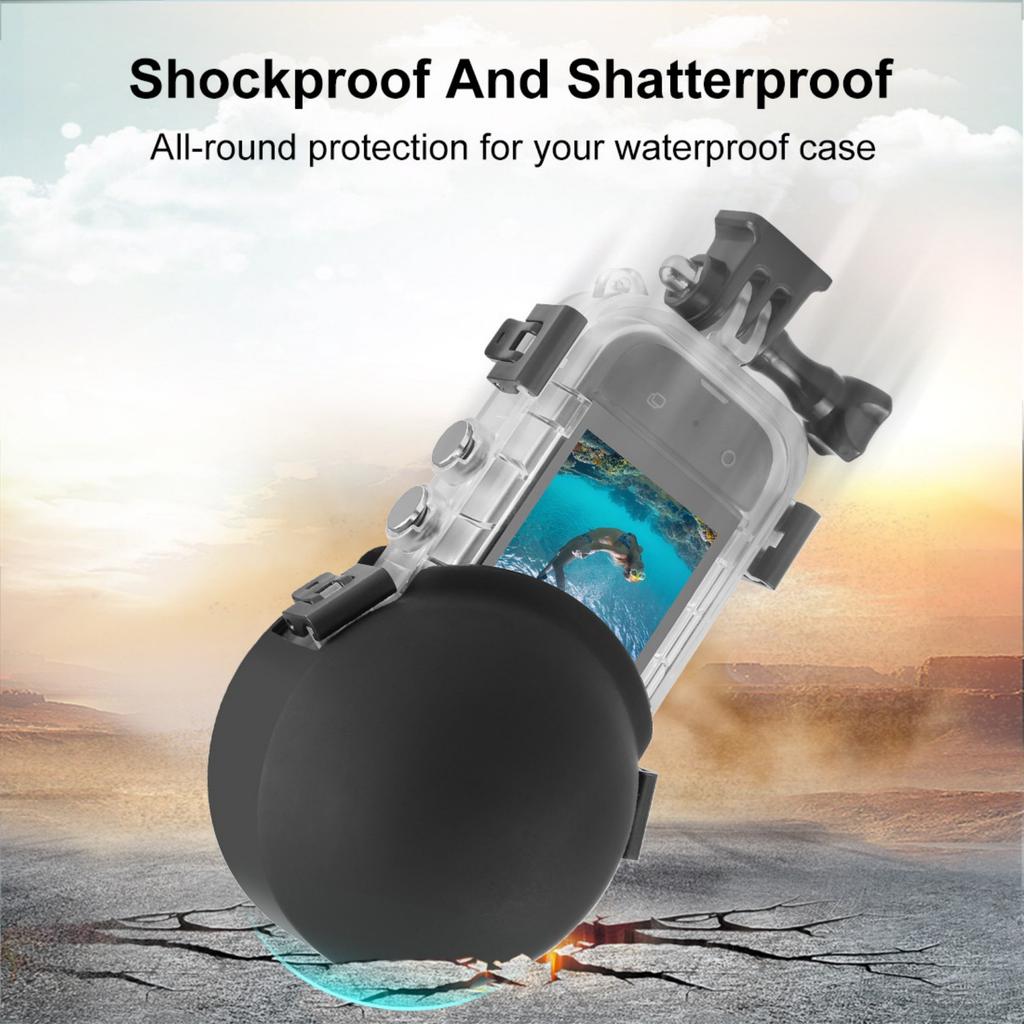 Flexible Invisible Lens Protector Cover For 360 X5 Action Cameras Soft Silicone Cover Secure Case