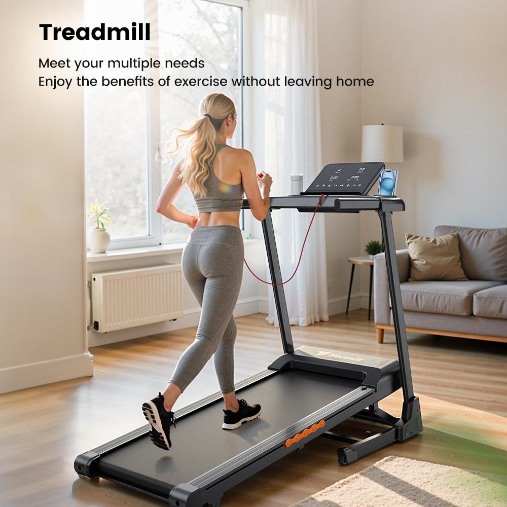 Formill Walking Treadmill FT61 LED Display Remote Control Compact Walking Pad Home Office Use Treadmill with Incline