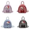 Kids Cartoon Hello Kitty Pattern Nylon Mini Backpack With Breathable Design For Kindergarten Children