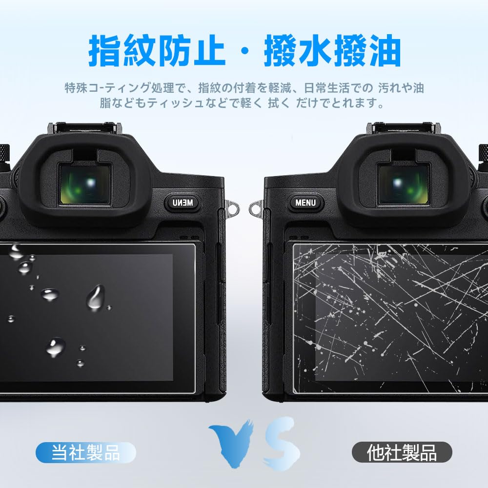 LAZIRO Screen Protector for SONY RX10V Cameras [2-Pack] DSC-RX10M5/Cyber-shot
