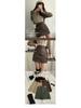 2024 Korean Style High Waist PU Leather Short A-line Skirt - Slimming Black Hip Wrap for Women