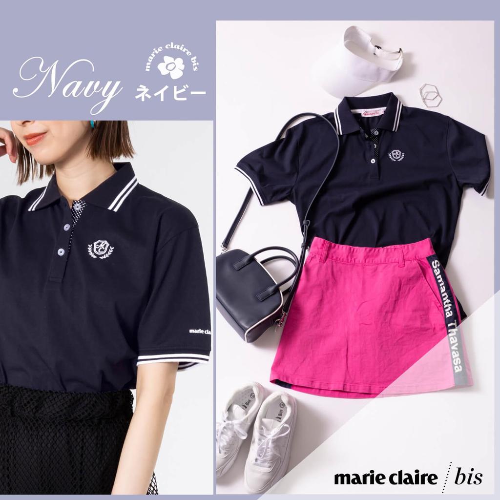 Marie Claire Bis One-Point Polo Shirt (EC Exclusive) Mclw1037