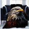 Bald Eagle Claw Design Flannel printed blanket suitable for all seasons suitable for living room office sofa and travel