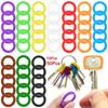50/10 Piezas Fundas de Goma Huecas para Llaves Tapas de Llave Identificadores Elásticos para Llaves Fundas Protectoras de Silicona Suave para Llaves Accesorios para Llaves