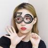 Rhinestone Birthday Number Rhinestone Glasses Funny Party Mask Party Favors  Unisex