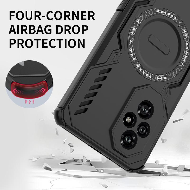 Magnetic Heat Dissipation For Honor 200 Case Honor 200 Cover Cases Shockproof Magsafe Wireless Charge Phone Cover For Honor 200