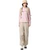 Anta Outdoor Series Comfortable Casual Versatile Slim Fit Base Layer Half Zip Fleece Long Sleeve Women Tops Soft-Pink 962546401-2