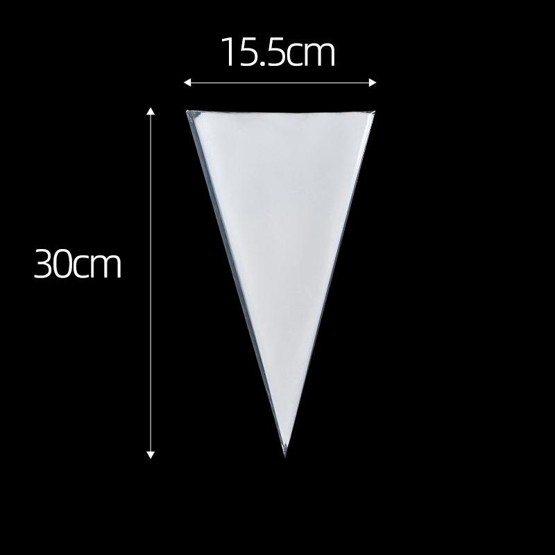 

50pcs/set Disposable Piping Bag Transparent Multifunction Cream Pastry Bags Double Layer Pastry Pipette Bag